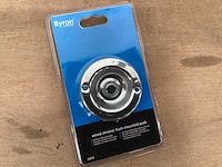 Byron beldrukker chroom rond (480x) - afbeelding 1 van  6