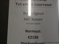 Byron ligbed (zonder kussen) | cadzand luxe kussen voor ligbed inclusief hoofdsteun - dikte 8cm - afbeelding 2 van  2