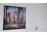 C. vevers – new york , 5th avenue - olie op doek - 100x100 cm - afbeelding 7 van  13