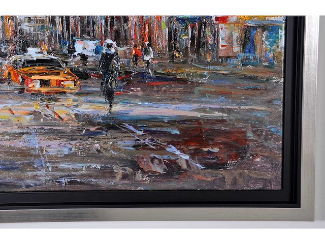 C. vevers – new york , 5th avenue - olie op doek - 100x100 cm - afbeelding 10 van  13