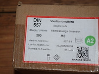 Ca. 10 doosjes diverse bouten en moeren inbus - afbeelding 4 van  4