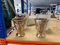 Ca. 18 diverse sierstukken en vazen uit glas - afbeelding 2 van  8