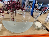Ca. 18 diverse sierstukken en vazen uit glas - afbeelding 8 van  8