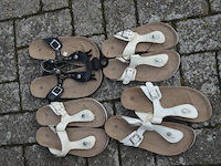 Ca. 19 paar dames sandalen in diverse maten en kleuren - afbeelding 2 van  4