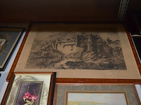 Ca. 22 schilderijen en wandversieringen - afbeelding 5 van  23
