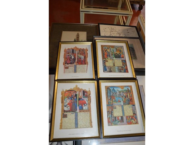 Ca. 24 stuks schilderijen en wandversieringen - afbeelding 21 van  26