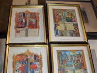 Ca. 24 stuks schilderijen en wandversieringen - afbeelding 21 van  26