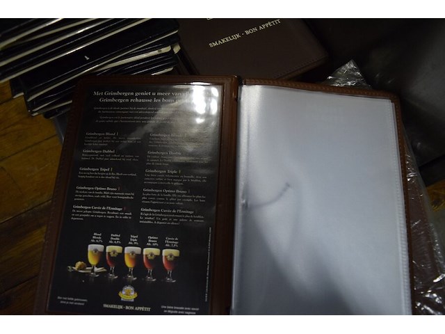 Ca. 40 diverse menu kaarten - afbeelding 4 van  4
