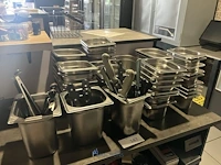Ca. 65 rvs gastronormbakken