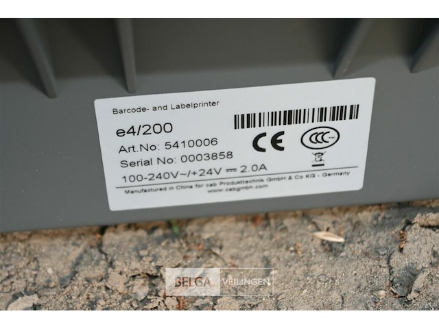 Cab labelprinter - afbeelding 4 van  4