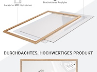 Cabbel 3-pack fotokader 40*50 bruine houten lijst - afbeelding 2 van  4