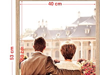 Cabbel 3-pack fotokader 40*50 bruine houten lijst - afbeelding 3 van  4