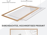 Cabbel 3-pack fotokader 40*50 bruine houten lijst - afbeelding 2 van  4