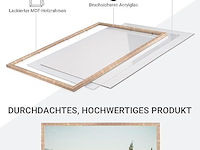 Cabbel 3-pack fotokader 40*50 bruine houten lijst - afbeelding 3 van  4