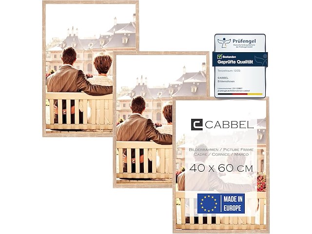 Cabbel 3-pack fotolijsten 40*60cm - afbeelding 2 van  3