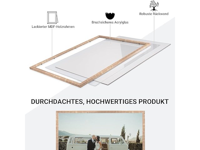 Cabbel 3-pack fotolijsten 40*60cm - afbeelding 3 van  3