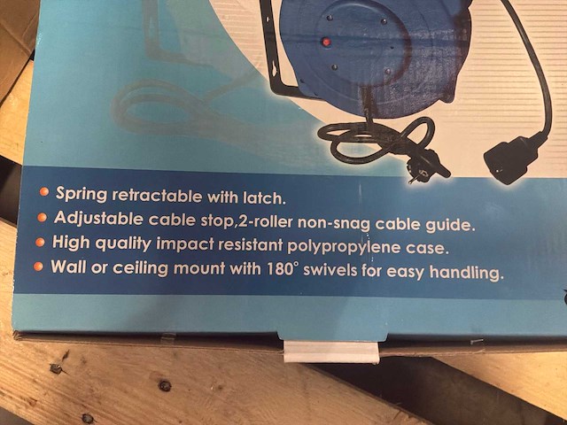 Cable reel 40415 verlengkabelhaspels en -snoer (2x) - afbeelding 3 van  4