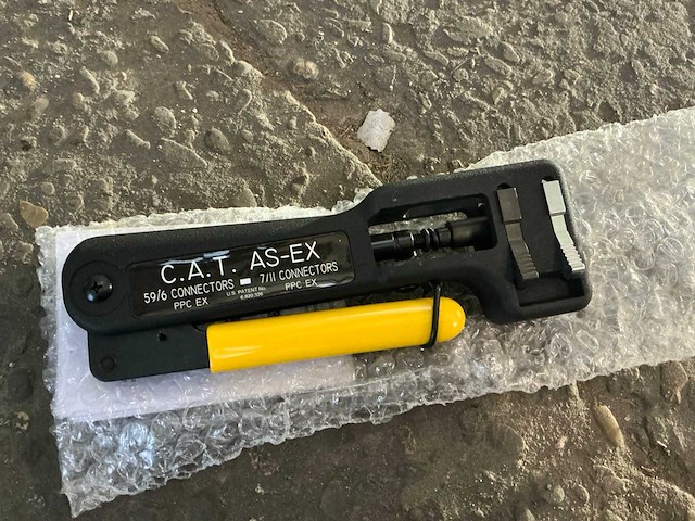 Cablematic c.a.t.-as-ex compressie tang voor coax (5x) - afbeelding 2 van  3