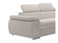 Cabrio rechterhoek bank in beige ribfluwelen - afbeelding 6 van  9
