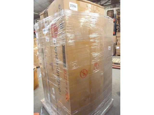 Cabriolet linker chaise longue in bruine stof met opbergdoos - afbeelding 2 van  10