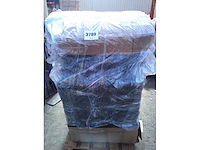 Cabriolet, rechte chaise longue - groene koordstof - afbeelding 2 van  9