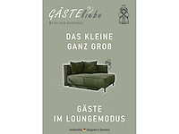Cabriolet, rechte chaise longue - groene koordstof - afbeelding 5 van  9