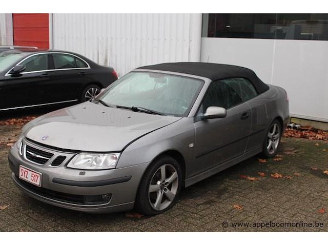 Cabriolet saab, 9-3, ys3ff79f756004956, 1e inschrijving 11/02/2005, km-stand ngk, 1998cm³, 110kw, benzine, 233g/km, euro 4, kentekenbewijs - afbeelding 1 van  12