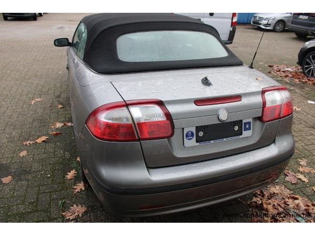 Cabriolet saab, 9-3, ys3ff79f756004956, 1e inschrijving 11/02/2005, km-stand ngk, 1998cm³, 110kw, benzine, 233g/km, euro 4, kentekenbewijs - afbeelding 8 van  12