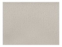 Cabriotische fauteuil en poef van witte terry stof - afbeelding 7 van  8