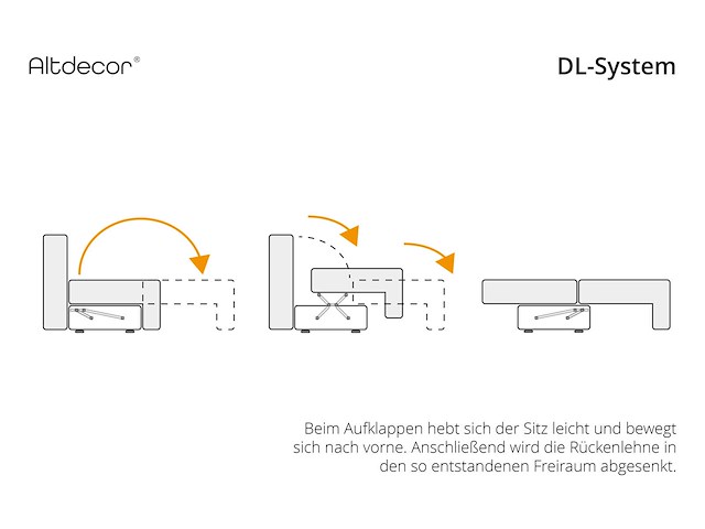 Cabriotische linkerhoek bank - beige touwstof - afbeelding 8 van  9