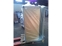 Cabriotisch/panoramische hoekbank - lichtgrijs fluweel - afbeelding 3 van  9