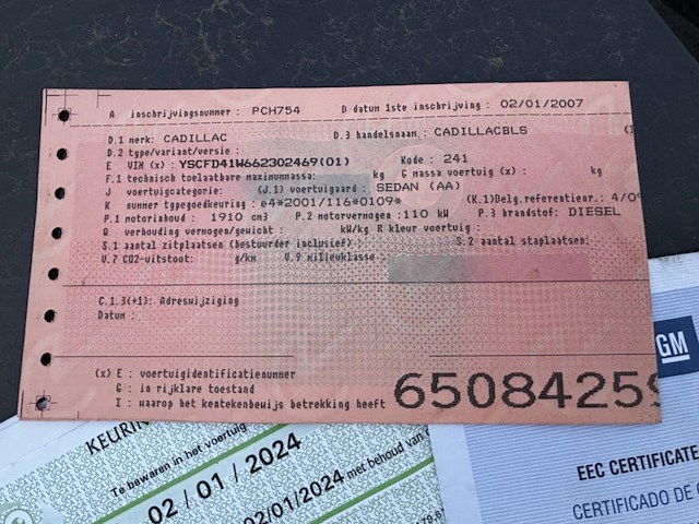 Cadillac bls, 2007 - afbeelding 3 van  14