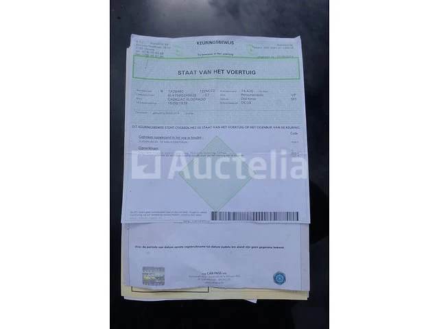 Cadillac eldorado voorouderauto (vin: 6l47s8q245625) - afbeelding 13 van  31