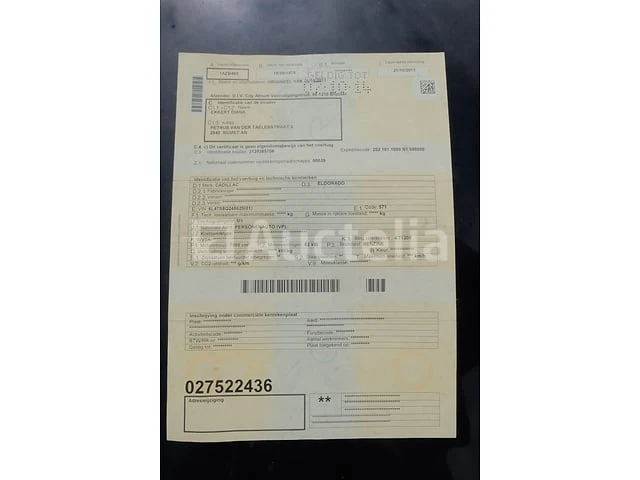 Cadillac eldorado voorouderauto (vin: 6l47s8q245625) - afbeelding 25 van  31