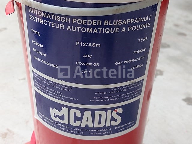 Cadis automatisch poeder blusapparaat p12/asm met smeltzekering (72°c) - afbeelding 4 van  4