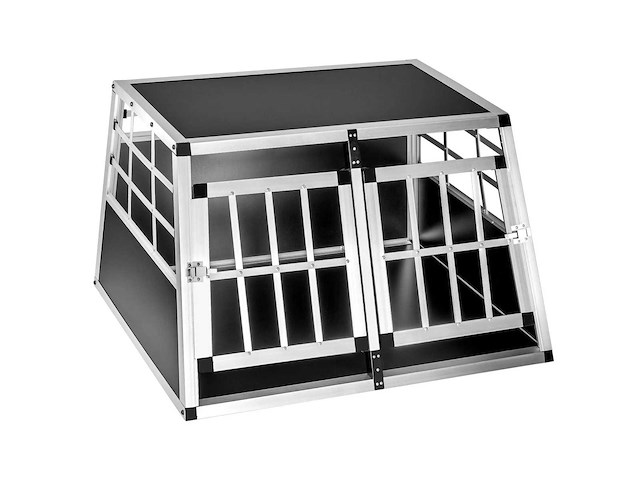 Cage de transport pour chiens double sécurisée 89 x 69 x 50 cm (x2) - afbeelding 2 van  8