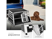Cage de transport pour chiens double sécurisée 89 x 69 x 50 cm (x2) - afbeelding 5 van  8