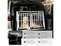 Cage de transport pour chiens double sécurisée sans cloison de séparation - afbeelding 3 van  8