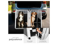 Cage de transport pour chiens double sécurisée sans cloison de séparation - afbeelding 4 van  8