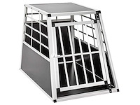 Cage de transport pour chiens sécurisée 65 x 90 x 69,5 cm (x2) - afbeelding 2 van  7