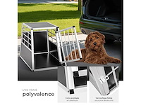 Cage de transport pour chiens sécurisée 65 x 90 x 69,5 cm (x2) - afbeelding 4 van  7
