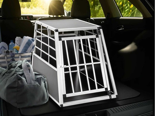 Cage de transport pour chiens sécurisée 65 x 90 x 69,5 cm - afbeelding 1 van  7