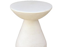 Cairo bijzettafel 37 cm in kalkmortel - afbeelding 2 van  2