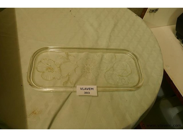 Cakeschaal in glas - afbeelding 1 van  1