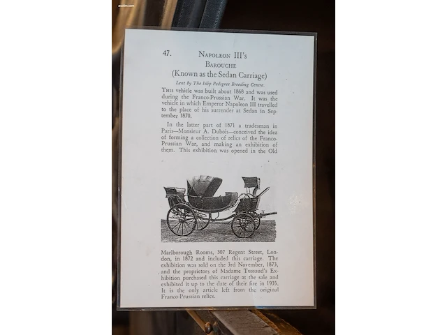 Calèche / barouche van keizer napoleon iii - afbeelding 20 van  29