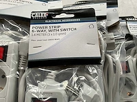 Calex stekkerdoos 6-voudig 1,4 meter met switch (25x) - afbeelding 3 van  4