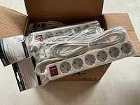 Calex stekkerdoos 6-voudig 5 meter met switch (10x) - afbeelding 2 van  6