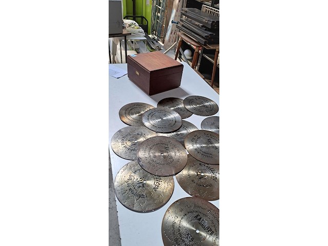 Caliope music box met 14 platen! - afbeelding 1 van  3