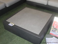 Calpe hoektafel frame charcoal | calpe hoektafel bovenblad keramiek c22 - afbeelding 1 van  1