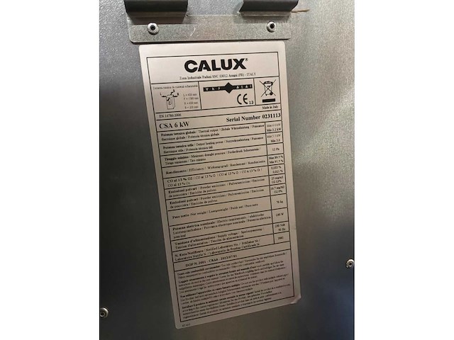 Calux csa pelletkachel - afbeelding 3 van  5
